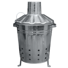 Small Incinerator Mini Incin Metal Fire Burner - 13L