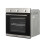 Willow Appliances Willow 60cm Stainless Steel Fan Assisted Oven,7 Functions, Timer 10