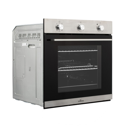 Willow Appliances Willow 60cm Stainless Steel Fan Assisted Oven,7 Functions, Timer 1