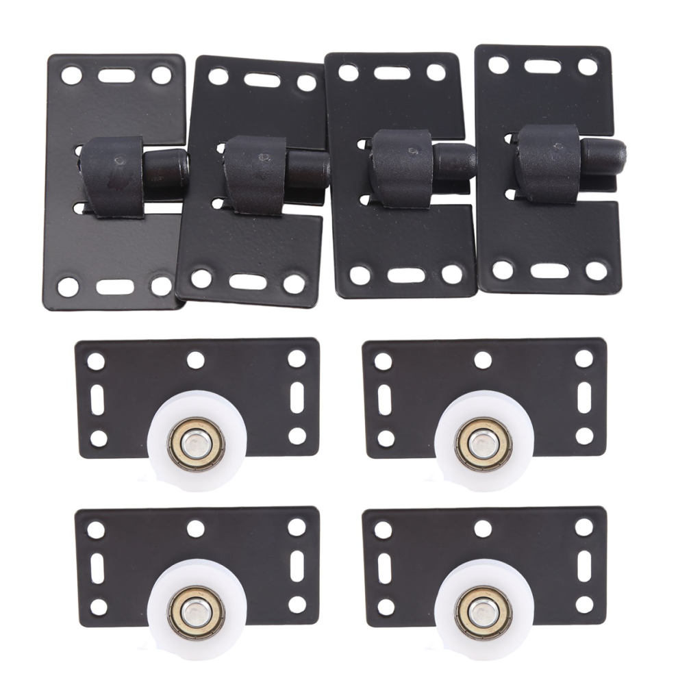 4Sets Sliding Door Rollers Pulleys Smoothly & Mute Nylon Wheels 4853236949683