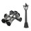 4Pcs Street Post Lights Μοντέλο Railway Lamp Post Lights 3