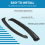 2Pcs Front Bumper Lip Spoiler Air Chin Splitter Lower Valance Panel 7