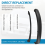 2Pcs Front Bumper Lip Spoiler Air Chin Splitter Lower Valance Panel 5