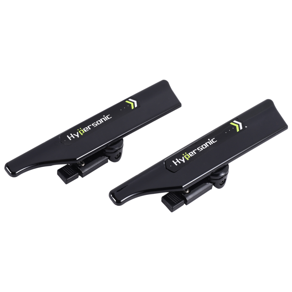 Lot de 2 supports d'essuie-glace noirs pour pare-brise - compatibles avec divers modèles, installation rapide