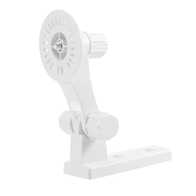 Supporto da parete per supporto di archiviazione per telecamera 180 gradi (bianco)