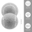 2 ΤΕΜ. Precut Walker Tennis Ball για προστασία ποδιών επίπλων, γκρι 7