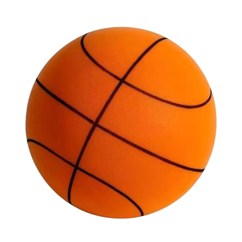 Stille basketbal dribbelen binnen, binnentraining schuimbal