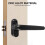 Door and Window Handle Lock Casement Window Lock Wheel Handle Black 4