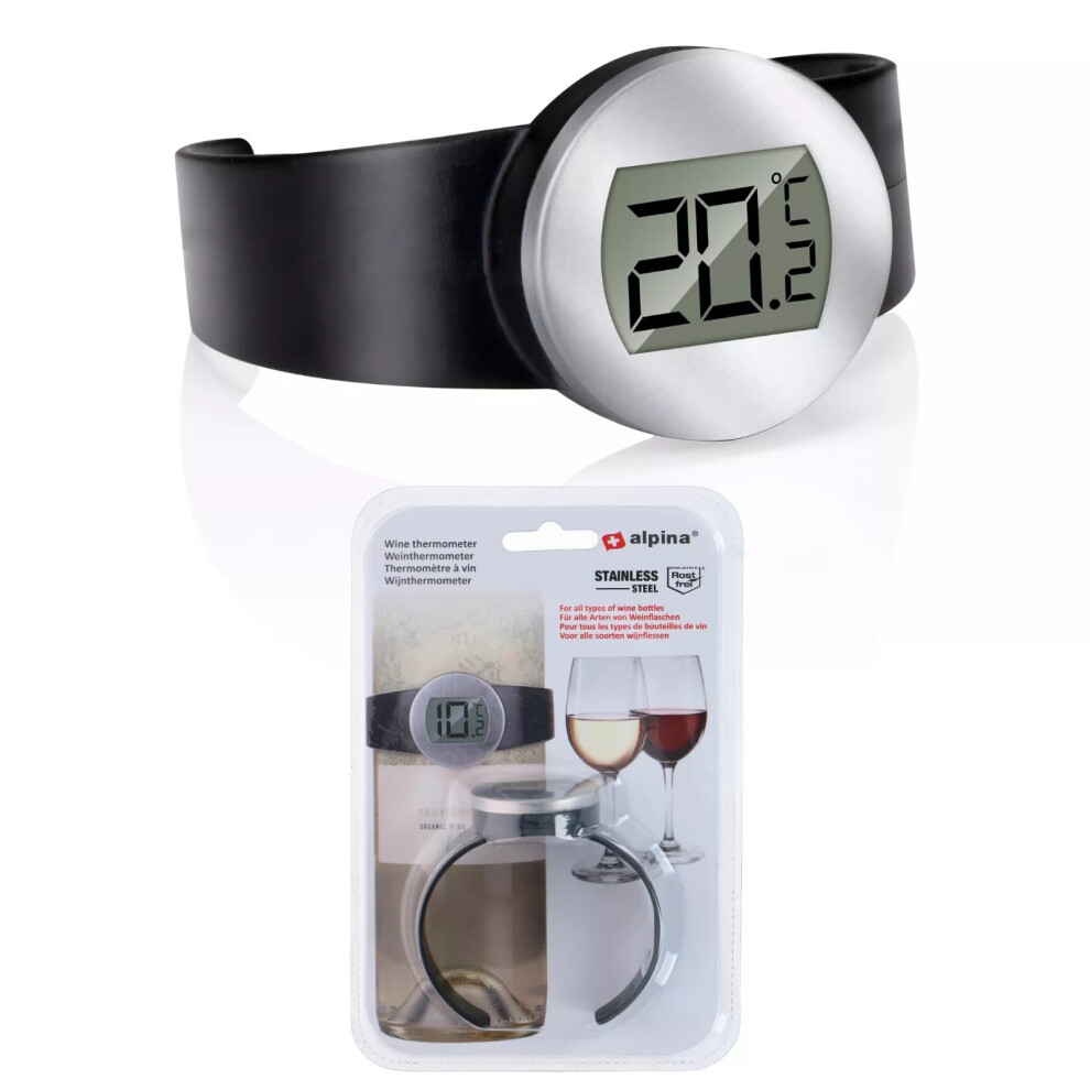 Wine Thermometer Digital Red White Rose Wine Bottle Champagne Sensor