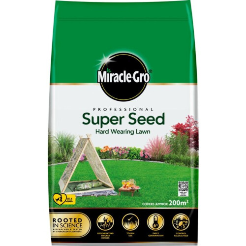 Miracle-Gro Miracle-Gro - Professional Super Seed Hard Wearing Lawn - 6kg