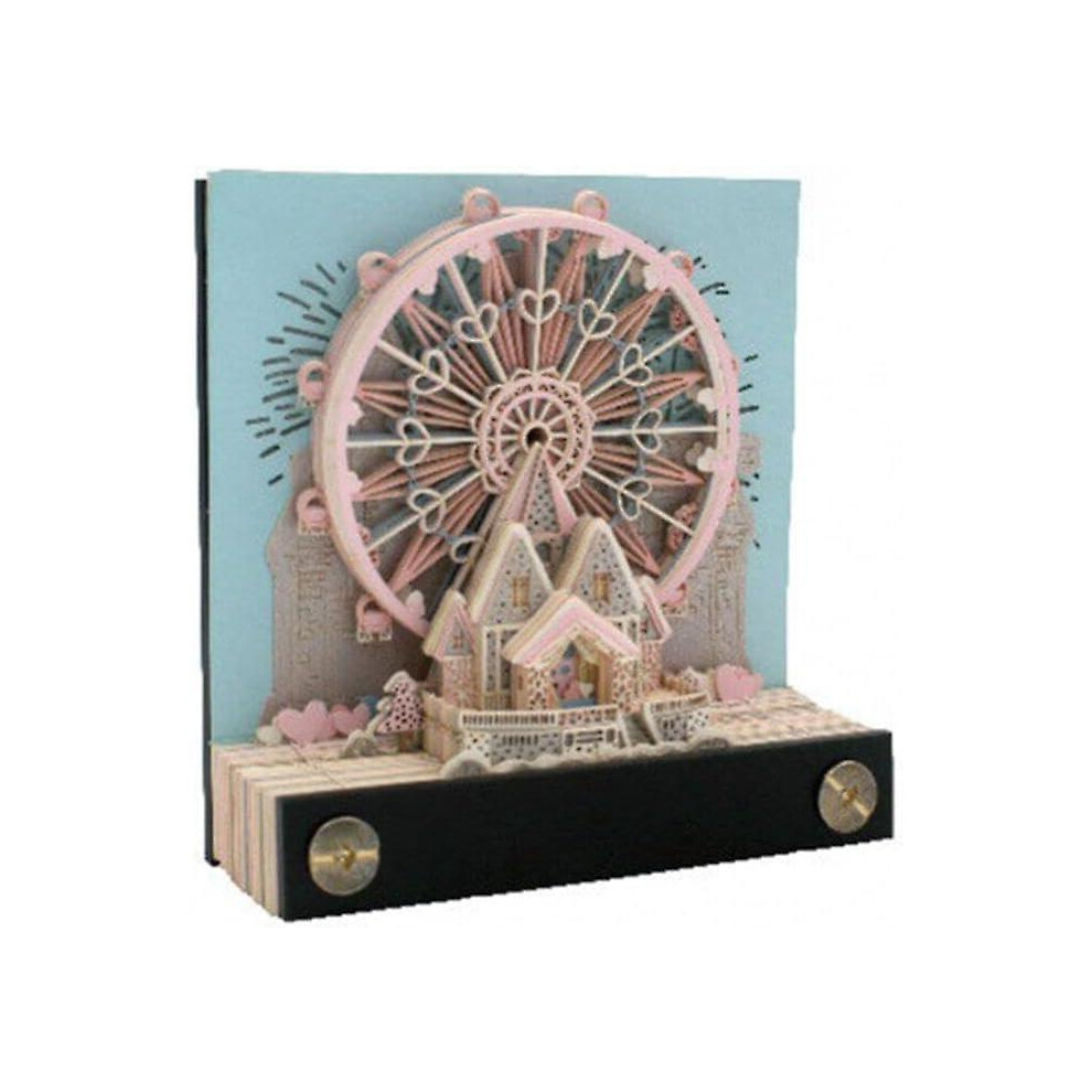 3d Desk Memo Pad Memo Pad Desk Notes Notepad 3d Paper Carving Gift House For School Gift Sculpture Office Omoshiroi Tower Sticky Style Calendar 2024 S-image-OPC-PFVNYXS-NEW