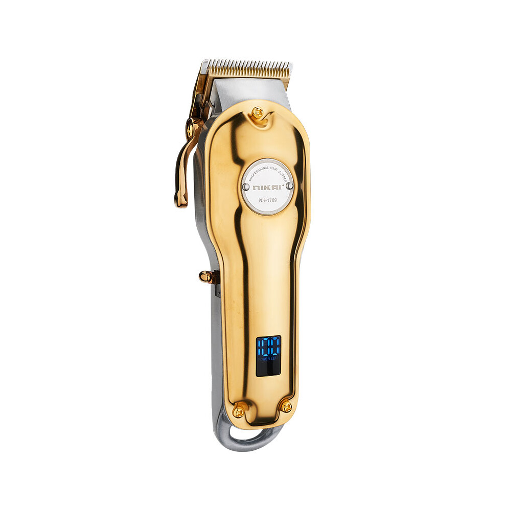 NK-1769 Electric Full Metal Hair Clipper Household USB Charging Hair Trimmer Barber Rechargeable Hair Trimmer Hair Shaving Machine Beard Cut