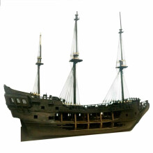 1: 50 DIY Houten Boot Model Kit voor Zwarte Parel Zeilschip Voor Cadeau Voor Piraten Van De Caraïben Doe-Het-Zelf Set Kits Assemblage Boot Speelgo