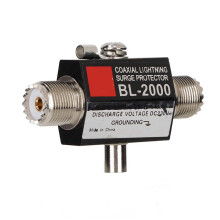 BL - 2000 Coaxiale Verlichting Overspanningsbeveiliging PL259 Vrouwelijk naar PL259 Vrouwelijk Coaxiale Verlichting Afdichter voor Communicatieappa