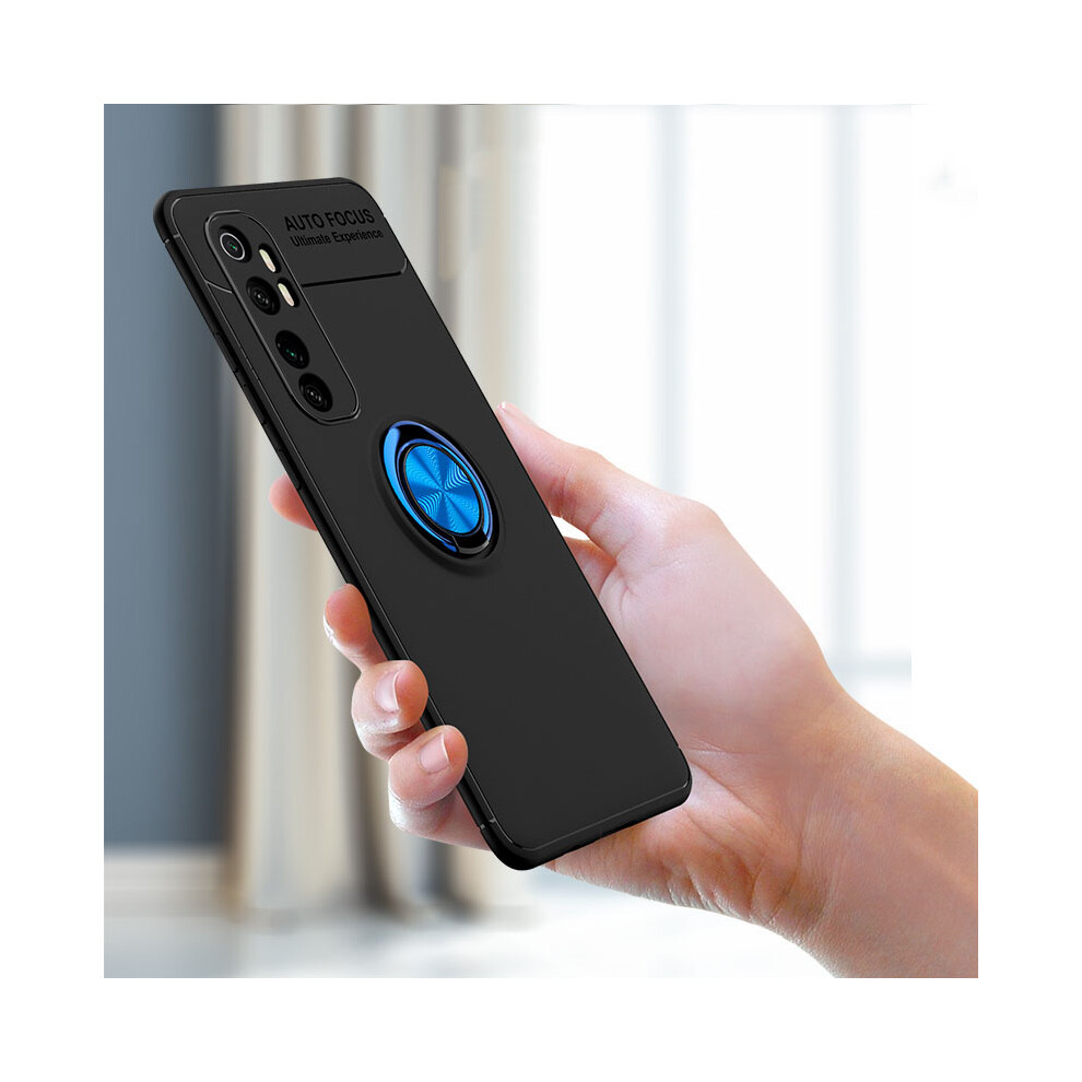 Bakeey For Xiaomi Mi Note 10 Lite Case 360 Rotating Magnetic Ring Holder Lens Protect Soft Silicone Shockproof Protective Case Non Original 6900070173113