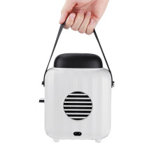 Tragbarer Mini - Raumheizer für den Schreibtisch elektrischer Heizlüfter oszillierender kleiner Heizlüfter 2s schnelle Erwärmung für Zuhause Bü