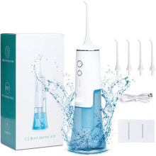 Professionele Tanden Water Flosser Draagbare USB Oplaadbare Draadloze Tandheelkundige Mondirrigator 3 Modi IPX7 Water Flosser voor Reizen Thuis K