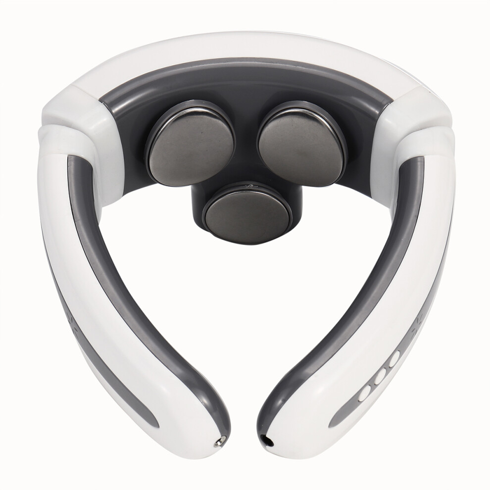 3 Heads Pulse Smart Neck Cervical Pain Relief Massager Remote Control Pulse Neck Cervical Massage With Far Infrared Heating Electric Massager