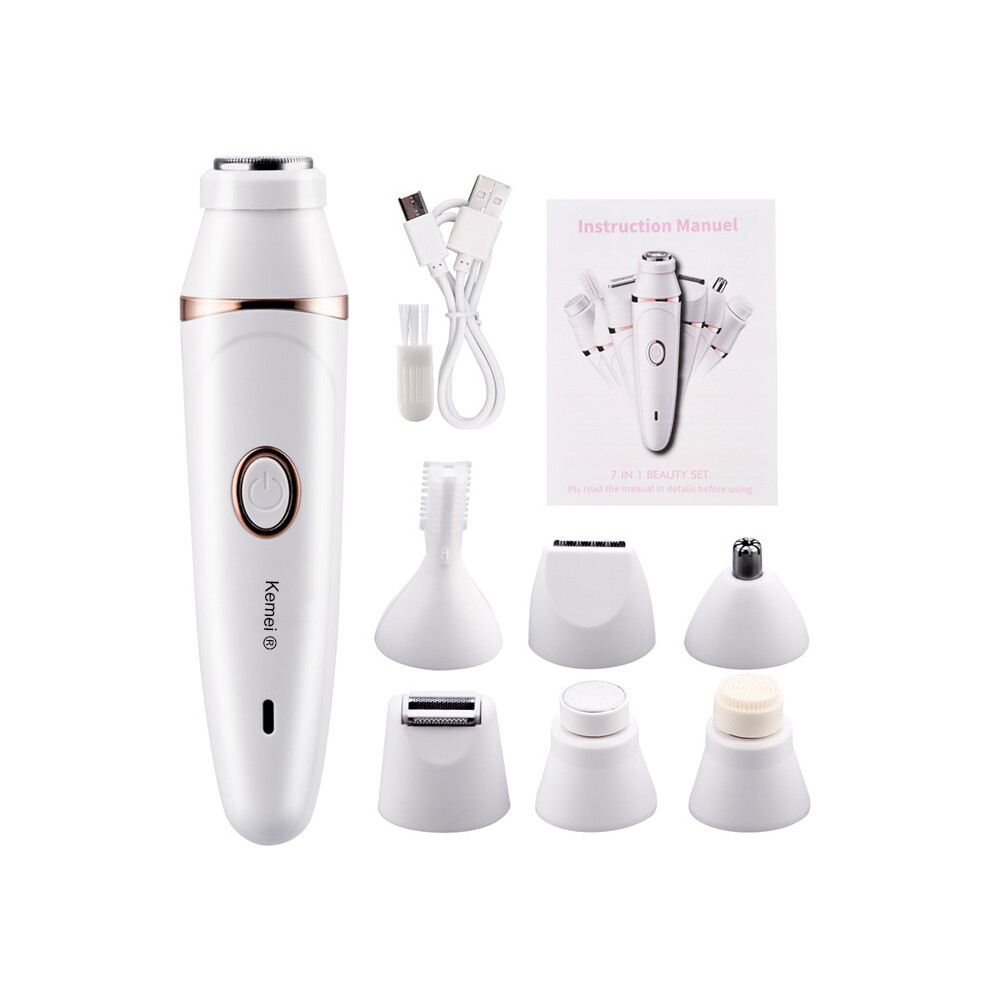 7 In 1 Women Face Body Hair Removal Lady Shaver Epilator Female Shaving Machine Electric Trimmer Female Razor Bikini Depilatory
