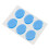 12er-Pack transparente Gel-Snare-Drum-Dämpfer für Percussion (blau) 5