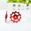 4X 11T Bike Ultralight Aluminum Alloy Outdoor Bearing Wheel Rear Derailleur Pulleys Bicycle Parts-Red 3