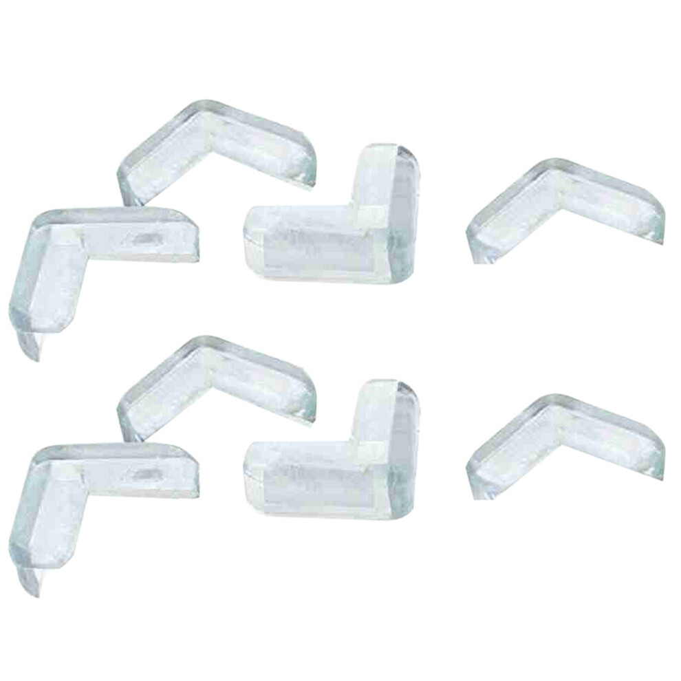 8 Pieces Clear Safety Soft Plastic Table Desk Corner Guard Protector Tlily