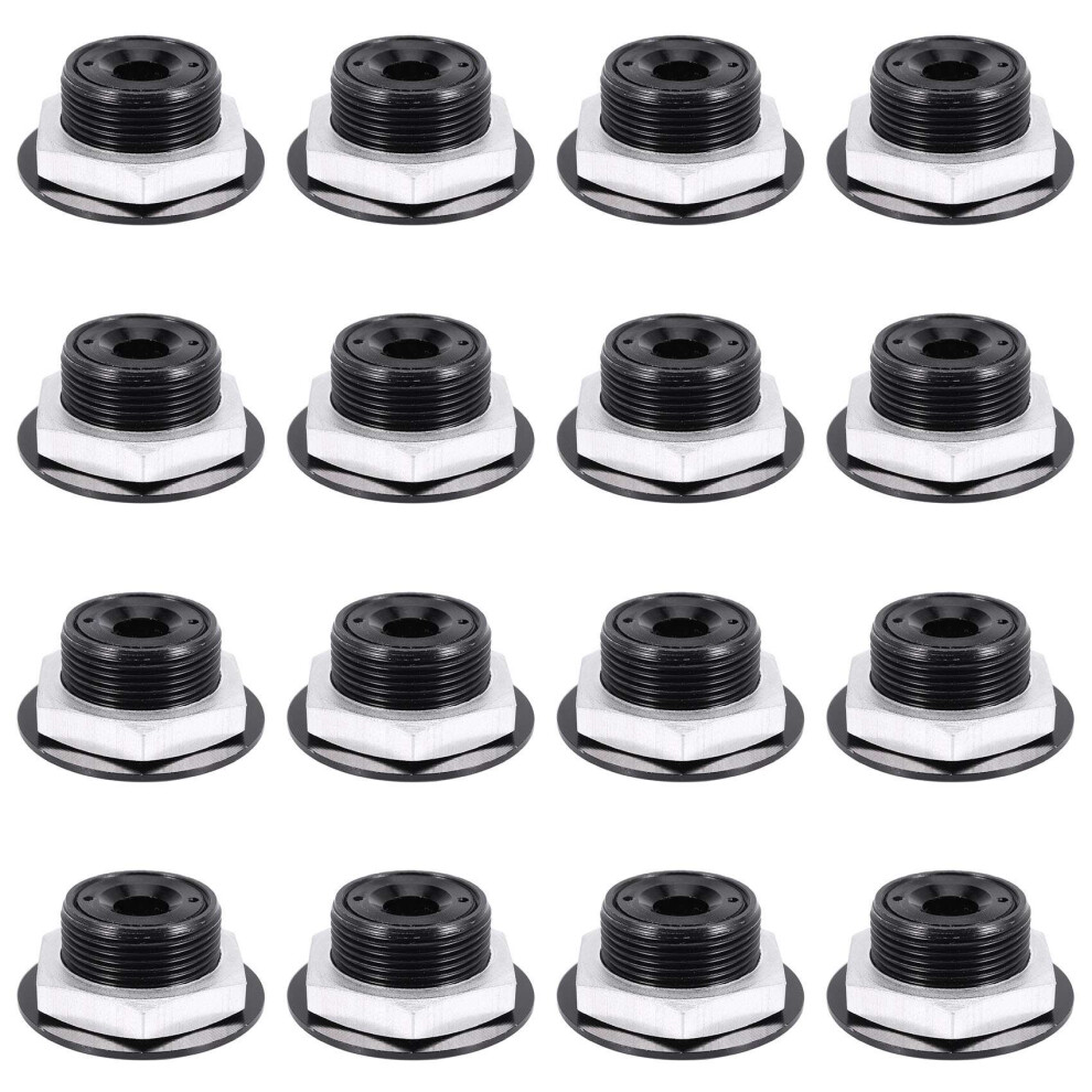 16 Uds. Pestillo Para Capó De Coche, BotóN Pulsador, Clip De Bloqueo De Parachoques De LiberacióN RáPida, Negro-image