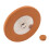 50 Pcs Professional Leather Tenor Saxophone Pads Orange Sax Pads Replacement Woodwind Musical Instruments Parts 3