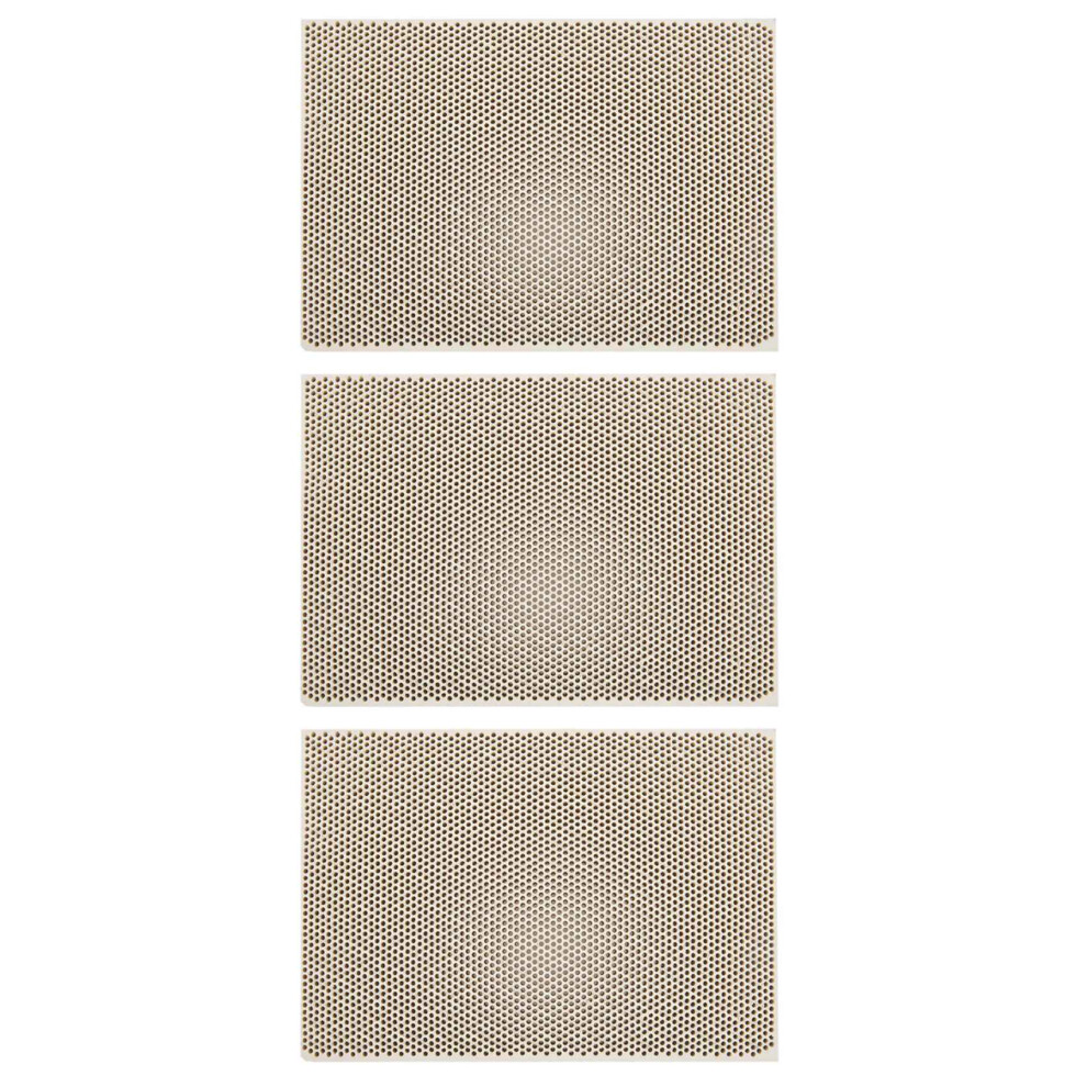 3X Keramische Honingraat Soldeerplaat Verwarming voor Gasfornuis Hoofd 135X95X13mm Nieuw