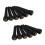12Pcs Black Shell Guitar Bridge Bone Pins Set with Green Abalone Dot for Acoustic Guitar Accessories 1