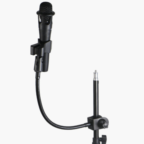 2-pack flexibele zwanenhals-microfoonstandaard met bureauklem voor uitzendingsstudio's en live-uitzendingsapparatuur 2