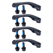 4X Scheibenbremssattel-Montageadapter Is/Post vorne 160 mm hinten 140 mm für