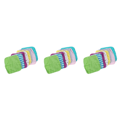 Pack de 24 toallas de algodón para bebé.