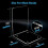 6pcs Transparent Acrylic Bookends With Non-slip Stickers, Bookends For Bedroom, Library, Office, School And Desk Organiser 3
