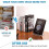 6pcs Transparent Acrylic Bookends With Non-slip Stickers, Bookends For Bedroom, Library, Office, School And Desk Organiser 2
