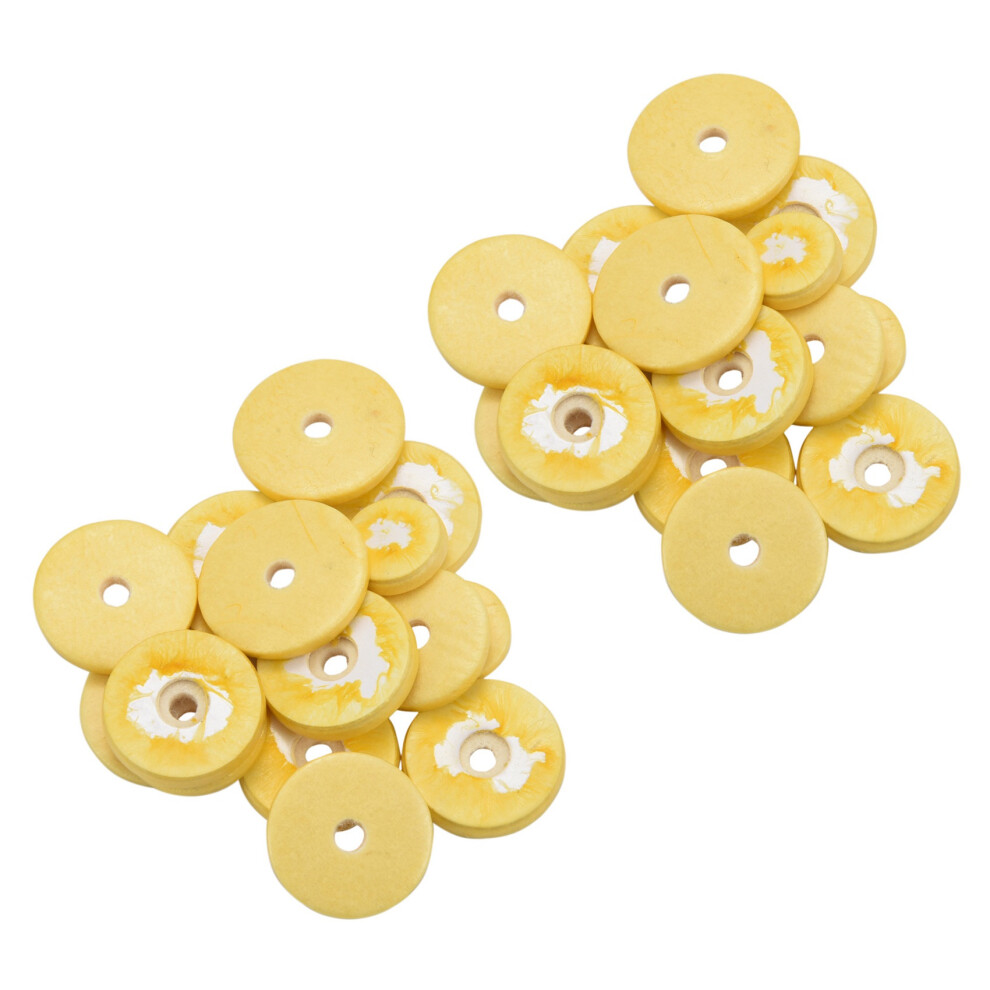Lot de 32 coussinets de rechange en cuir pour flûte, instrument à vent durable et exquis