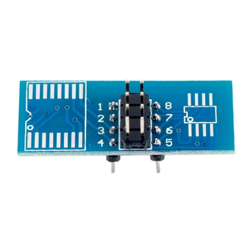 3X SOIC8 SOP8 Flash Chip IC Test Clips Socket Adapter Programmeur BIOS/24/25/93 2