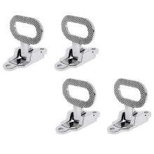 4pcs 108X81mm Diamond Non- 316 Stainless Steel Folding Mast Step Marine Boat Yacht Car RV Transom Step Fold Out Step