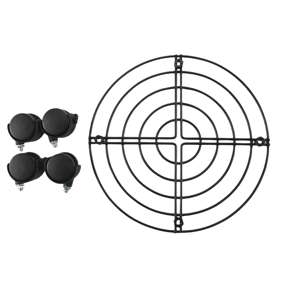 Blumen- Und Blumentopf-StüTzwagen Aus Metall Auf RäDern, GartengeräTe, Zuhause, Innen Und AußEn-image