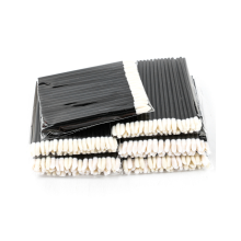 Lot de 500 pinceaux à lèvres jetables portables, pinceaux à lèvres noirs, outils de maquillage de beauté