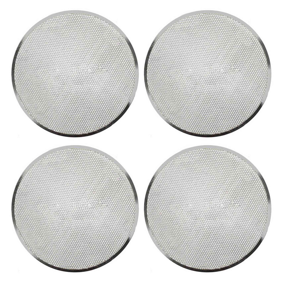 Lot de 4 plaques de cuisson rondes professionnelles pour four à pizza, grille de barbecue, filet en maille (12 pouces)