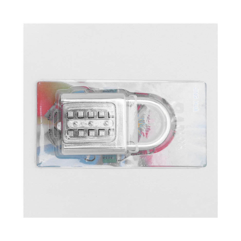 3X Anti-Theft Button Combination Padlock Digit Push Password Lock Zinc Alloy Security Lock Suitcase Luggage Coded Lock 4761833214144