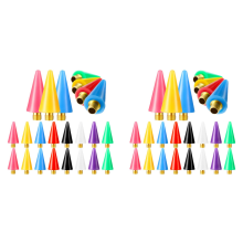 Lot de 32 têtes de rechange pour ramasseur de strass pour ongles