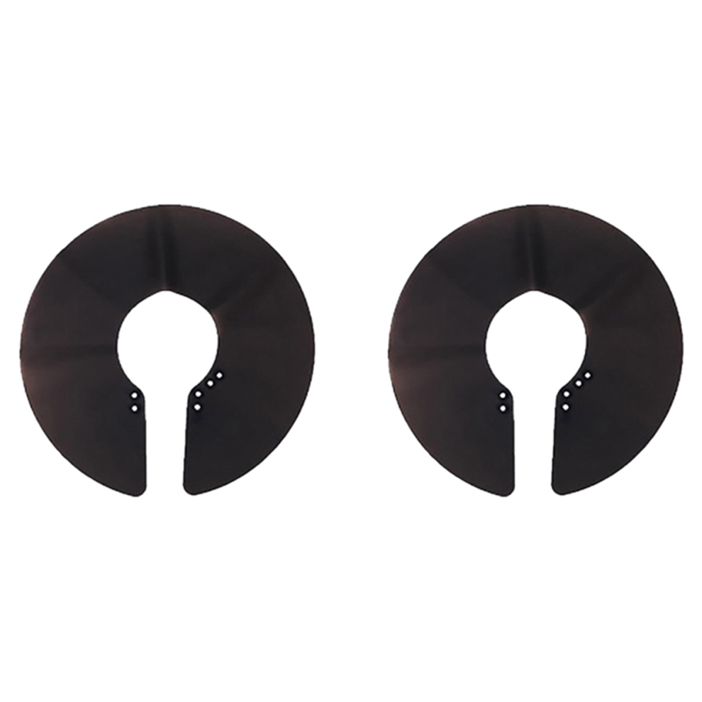 Tlily 2X Neck Shield Magnetic Shawl Haircut Shawl Salon Haircut Neck Cape Wrap Collar Shield Waterproof Silicone Hairdressing
