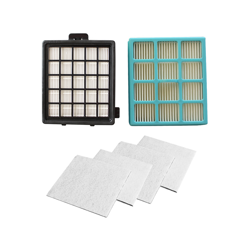 Filtre Hepa 2 PièCes et à Coton Moteur 4 pour FC8134 FC8135 FC8136 FC8142 FC8146 FC8148 FC8140 FC8144