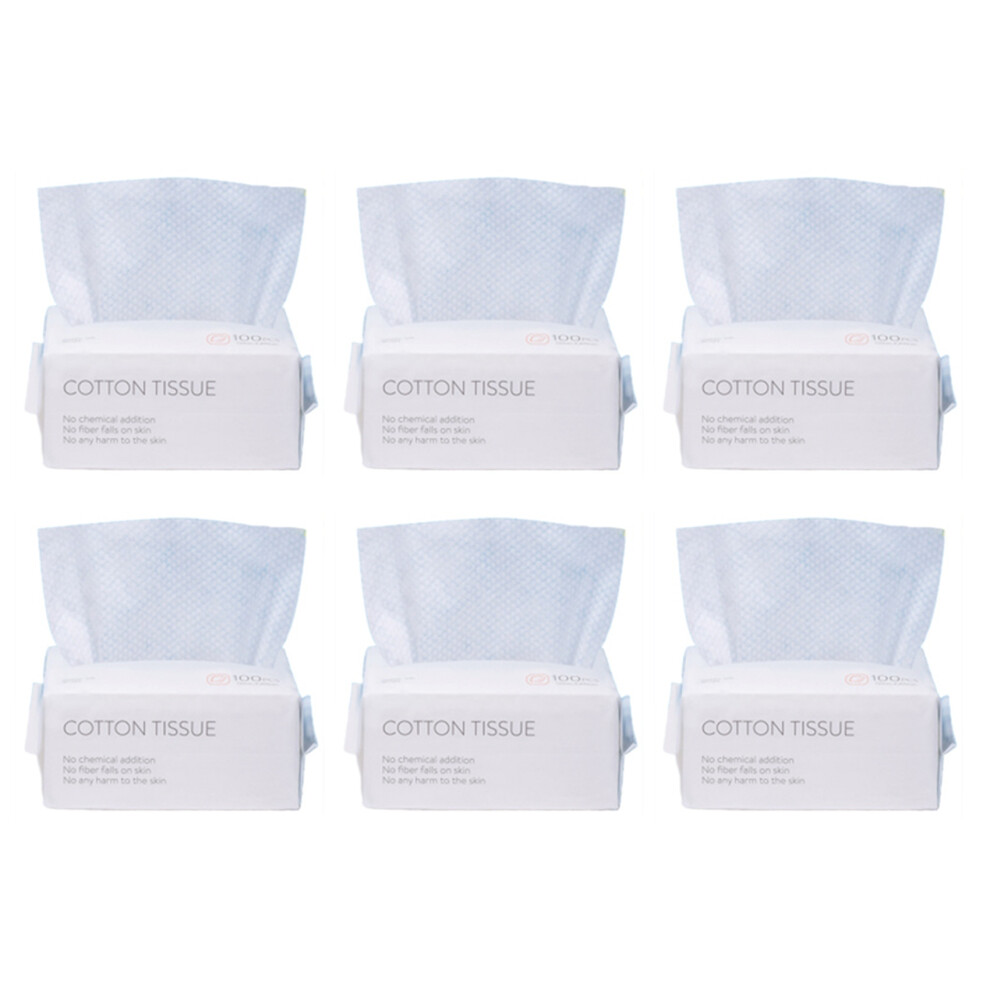 Tlily 600Pcs Disposable Wash Face Towel, Clean Face Towel, Make Of Cotton, Remove Makeup Towel, Wash Facial Tissue