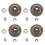 4X 3/8 6T Clutch Drum Sprocket Washer E-Clip Kit for Chainsaw 017 018 021 023 025 Ms170 Ms180 Ms210 Ms230 Ms250 1