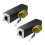 2X RJ45 enchufe Ethernet protector contra sobretensiones de red pararrayos de truenos 100MHz 1