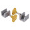12 Sets Adjustable Sliding Window Locks Stop Aluminum + Plastic Door Frame Security Lock with Keys Home Office Lock 4