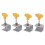 12 Sets Adjustable Sliding Window Locks Stop Aluminum + Plastic Door Frame Security Lock with Keys Home Office Lock 2
